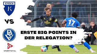 Erste Big Points in der Relegation? | Kickers Emden vs. Bremer SV | Regionalliga Nord Relegation