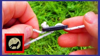 How to use Tent Guy Line Tensioners - How to set up a tent