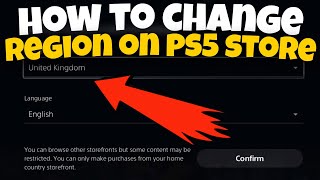 How To Change Region or Country on PS5 | PS5 Change Region on Playstation Store