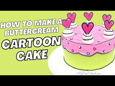 Cartoon Cake Free Cake Video Tutorial My Cake School