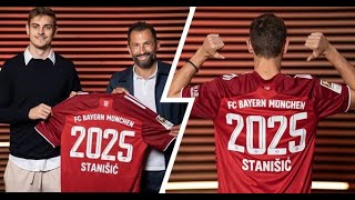 Josip Stanišić verlängert seine Vertrag bis 2025 🥳 | #fcbayern