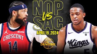 New Orleans Pelicans vs Sacramento Kings  Game Highlights | 2024 Play-In | FreeD
