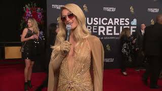 Paris Hilton Interview at 2025 Grammys Red Carpet