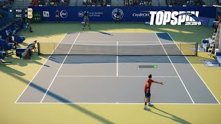 Top Spin 2K25 - Carlos Alcaraz Vs Roger Federer I Cincinnati Open I Legend Difficulty (PS5)