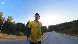 Let's keep running for fitness and longevity. Discovering new potential camping sites (Finland).