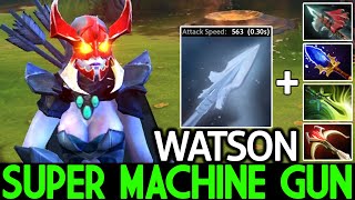 WATSON [Drow Ranger] Super Machine Gun Insane Arrows Damage Dota 2