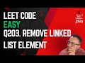 LeetCode 203. Remove Linked List Elements in Java