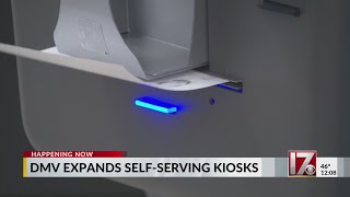 NCDMV expands self-serving kiosks