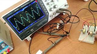 تجربة قياس التردد باستخدام قنطرة (Wien)   Experiment / Measurement of Frequency using Wien's Bridge