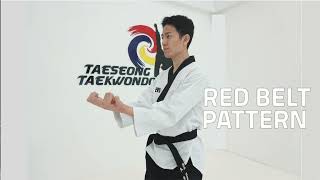 Red Belt Pattern by Taeseong Taekwondo