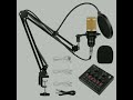 original bm800 microphone setup for singing naat recording youtuber mic for podcasting vioxa