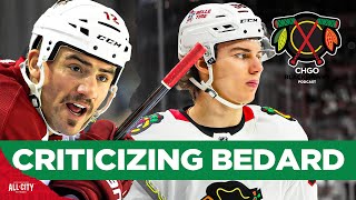 Is the national media’s criticism of Blackhawks’ star Connor Bedard fair? | CHGO Blackhawks Podcast