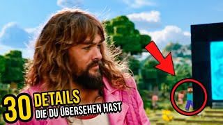30 VERSTECKTE DETAILS im MINECRAFT FILM, die du ÜBERSEHEN hast! [SPOILER]