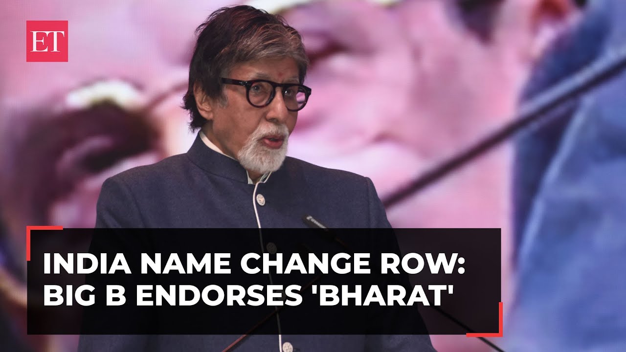 India Name Change Row: Amitabh Bachchan Tweets 'Bharat Mata Ki Jai ...