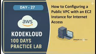 Day 27 - Configuring a Public VPC with an EC2 Instance for Internet Access | AWS DevOps Lab