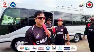 Canada Team's travel from PC Hotel to National Bank Stadium,  Karachi on Day 1