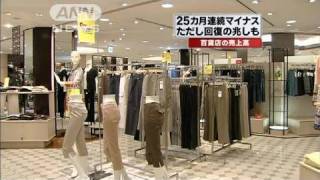 3月の全国百貨店売り上げ　25カ月連続のマイナス（10/04/19）