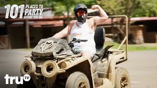 Jon Gabrus \u0026 Adam Pally Ride ATVs In Puerto Rico (Clip) | 101 Places To Party Before You Die | truTV