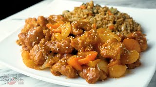 Pollo Agridulce Chino Poco Picoso - El Saborcito Rojo