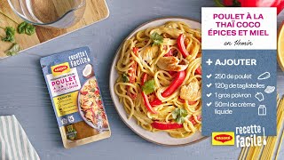 MAGGI® Recette Facile! - Poulet à la thaï coco, miel et épices