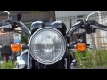 笑顔の素敵な女性ライダー　美人ライダー　kawasaki w400　カワサキ・w　カワサキ・w400　kawasaki w　カフェレーサー　cafe racer