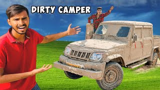 I Made World's Most Dirty Camper 🤡 Mud Edition Camper