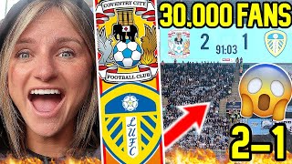 30,000 LIMBS AS COVENTRY BEAT LEEDS UNITED IN HUGE RESULT