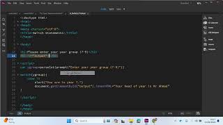 JavaScript Tutorial 14 - Switch Statements (Part 1)