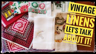 Vintage Linens--LET\