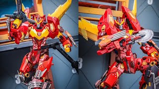 New Transformers Rodimus Adamas Machina action figure in hand images by notrab