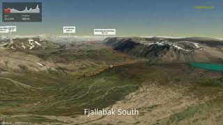 Fjallabak South ∆ hiking trails ∆ 3d-trail.com/iceland/