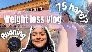 WEIGHT LOSS VLOG: 75 HARD CHALLENGE + RUNNING AGAIN