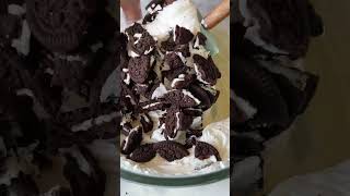 *BEST EVER* NO BAKE OREO CHEESECAKE RECIPE | HOW TO MAKE OREO CHEESECAKE AT HOME #shorts