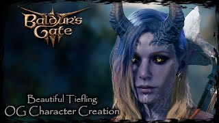 BALDUR'S GATE 3 || Beautiful Tiefling [Original Character #316] - Female Character Creation