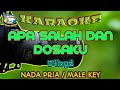 APA SALAH DAN DOSAKU || KARAOKE || NADA PRIA || D'LLOYD