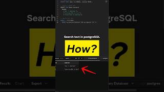 🚀 PostgreSQL Full-Text Search Made EASY in 40 Seconds! #coding #postgresql #databasedeveloper