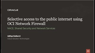 Selective access to the public internet using OCI Network Firewall