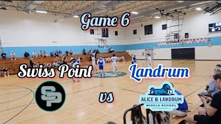 Swiss Point Middle School vs Landrum  MS | Game 6 | 02-04-2025 | Final Score 29 - 28 (Swiss)