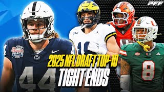 Top-10 Tight Ends in the 2025 NFL Draft: Tyler Warren, Colston Loveland \u0026 more!