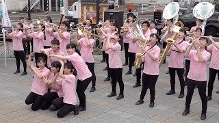 2019.06.23 聖ウルスラ学院英智高等学校吹奏楽部（St.Ursula Gakuin Eichi Senior High School）／薬師堂駅前カフェテラス＆ボンマルシェ