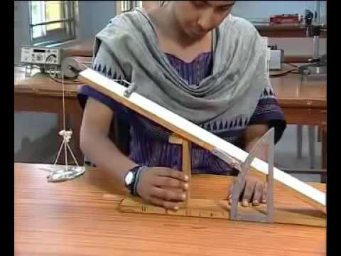 Class 11 Coefficient of friction using an inclined plane physics practical experiment Class 11 Coefficient of friction using an inclined plane physics practical experiment
