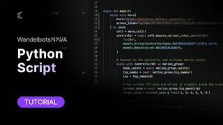 Wandelbots NOVA Python Script Tutorial