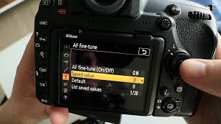 Nikon AF Fine Tune -  Easiest and Best Way I've Found