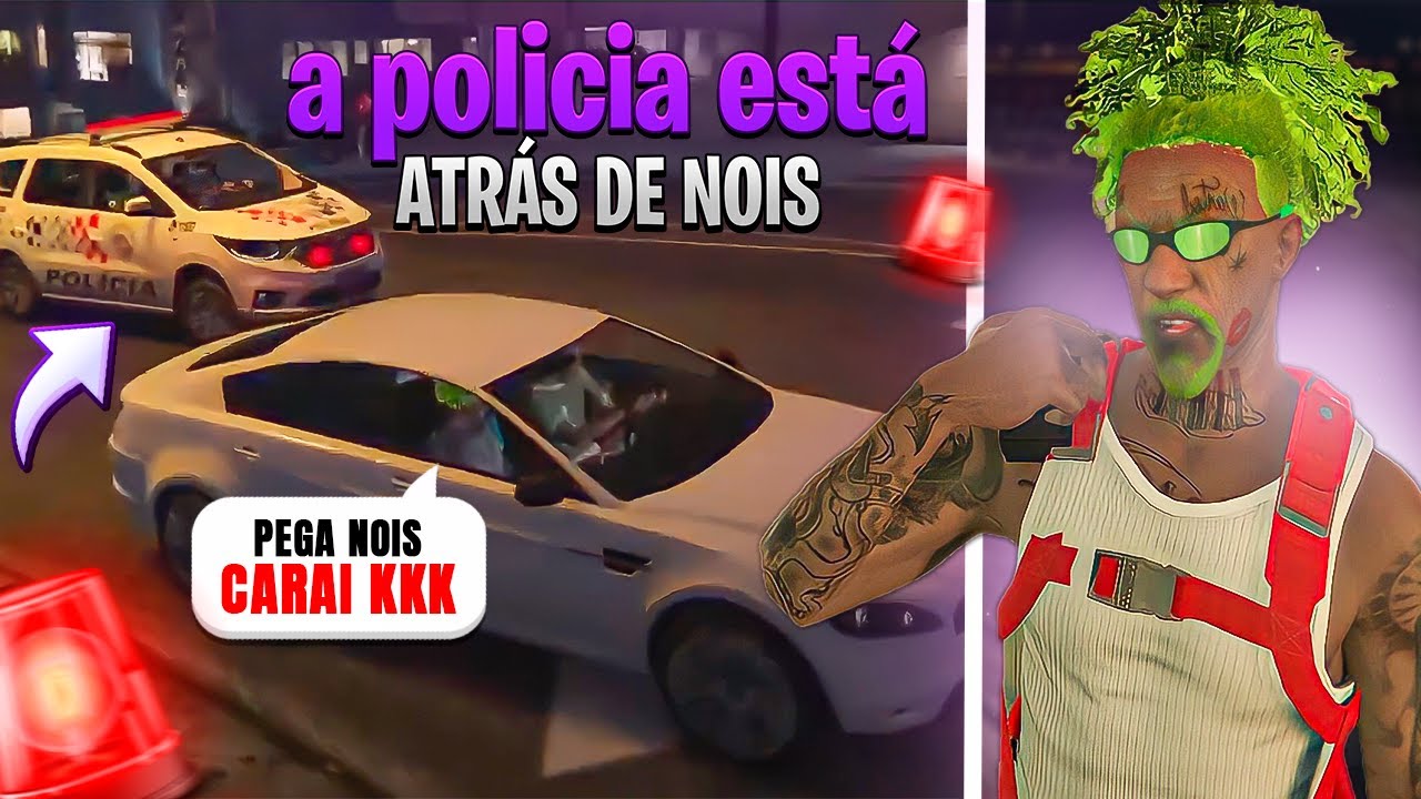 ROGERIM E CALABRESO NO MODO FURTIVO E DO NADA A ROTA APARECE KKK - GTA ...