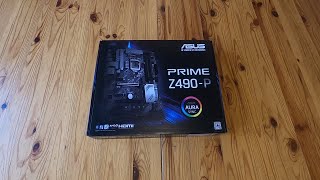 ASUS PRIME Z490-P *REAL* Unboxing in English