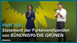 Wahl 2021: Statement der Parteivorsitzenden der GRÜNEN