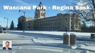 WINTER WONDERLAND - A drive through Wascana park Regina Sask