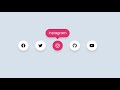 Social Media Buttons with Tooltip on Hover using only HTML   CSS