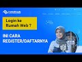 Cara Login Daftar Register di Rumah Web