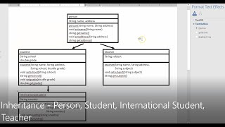JAVA - Lesson #125 - APCSA - Inheritance Person, Student, International Student, Teacher